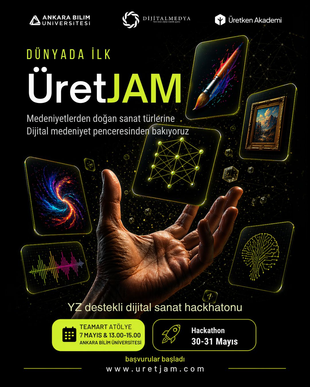 Sanatın Geleceği Kodlanıyor: ÜRETJAM ile Yapay Zekâ Ekip Arkadaşın Oluyor