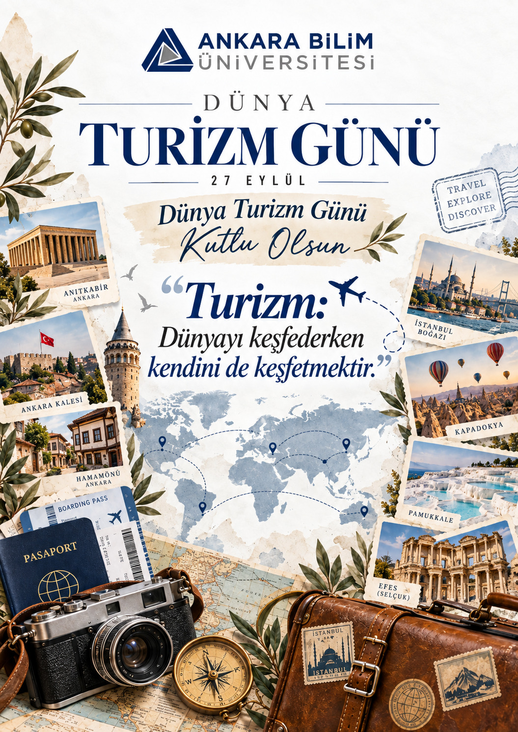 27 Eylül Dünya Turizm Günü’nü Kutluyoruz!