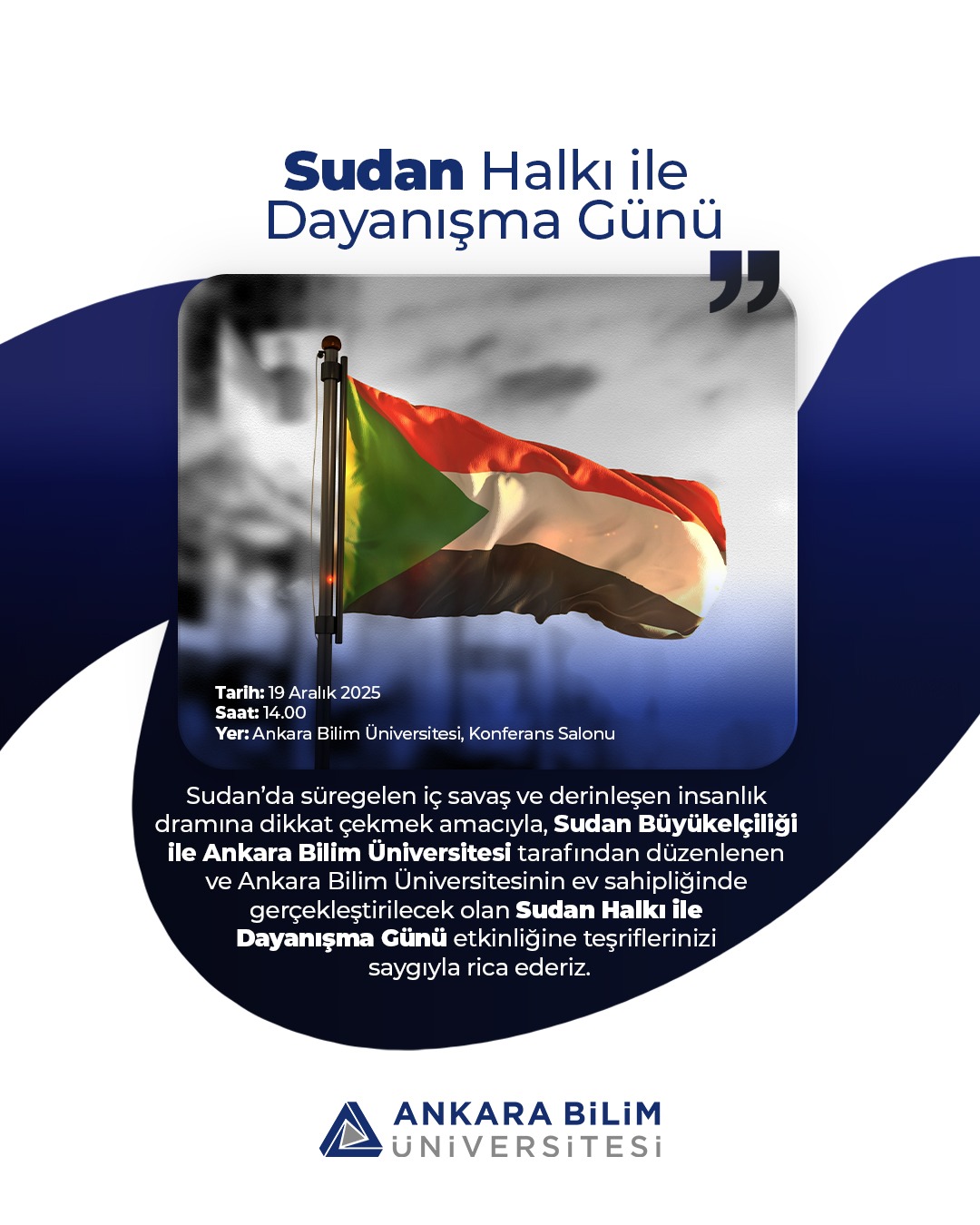Sudan Halkı ile Dayanışma Günü