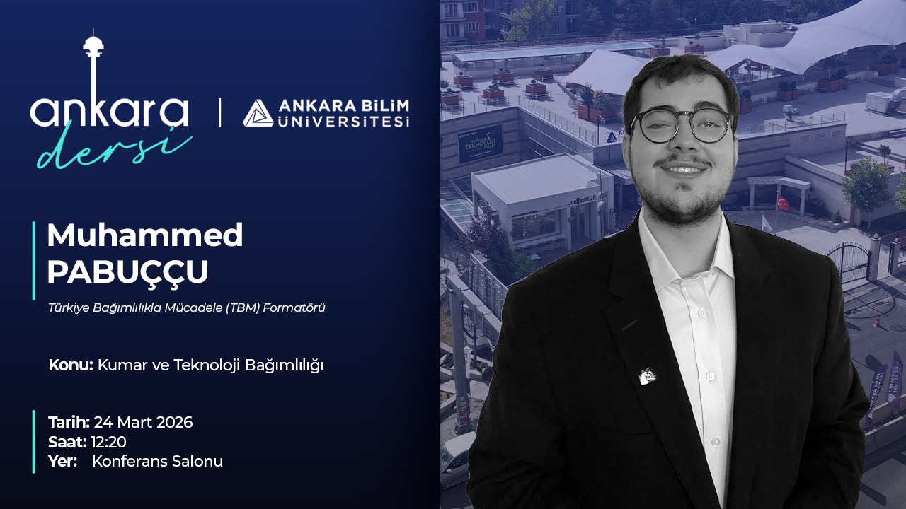 Ankara Dersi'nde bu hafta konuğumuz Türkiye Bağımlılıkla Mücadele (TBM) Formatörü Muhammed PABUÇÇU.