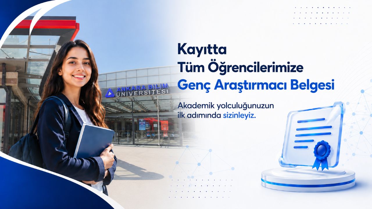 Akademik Yolculuğuna Başlayan Öğrencilerimize “Genç Araştırmacı” Belgesi