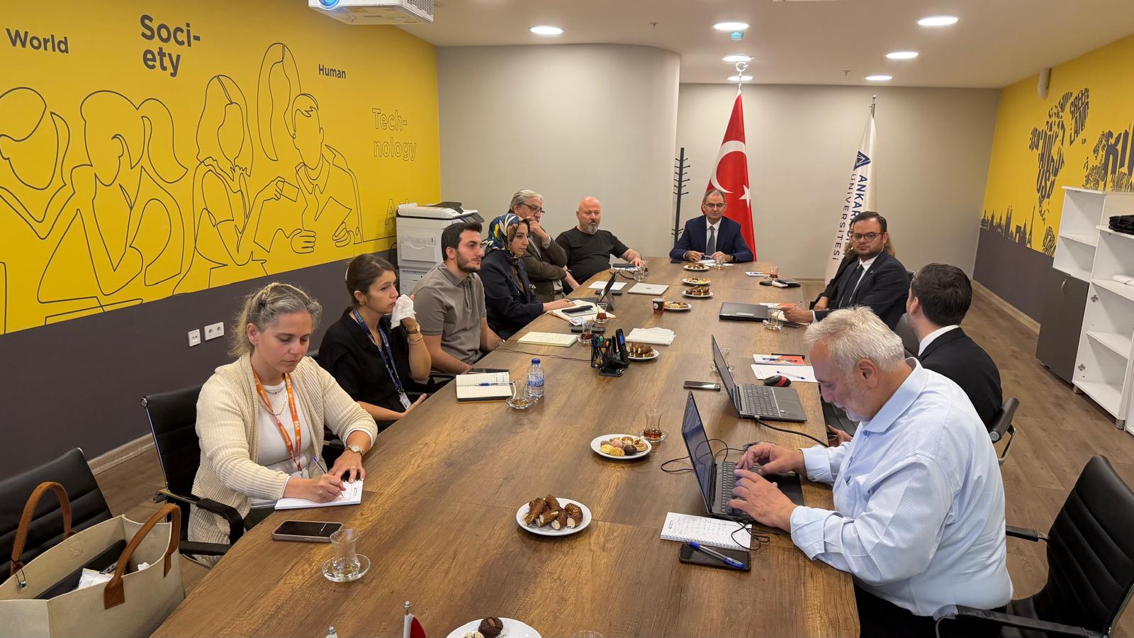 A meeting was held between our university and Roketsan regarding cooperation in education and internships.