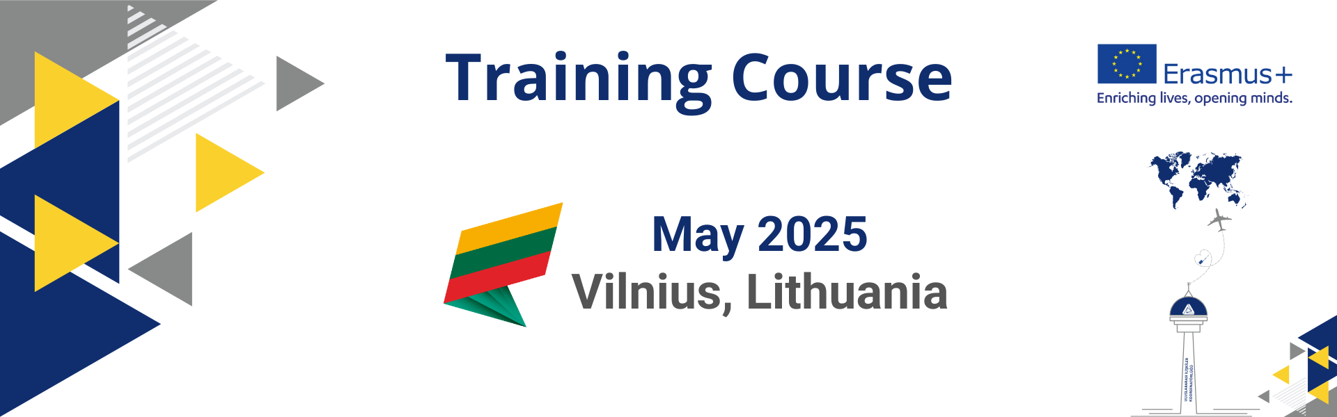 Litvanya'da Erasmus+ Eğitim Kursu Projesi Katılımcı Çağrısı (Vilnius, Litvanya)