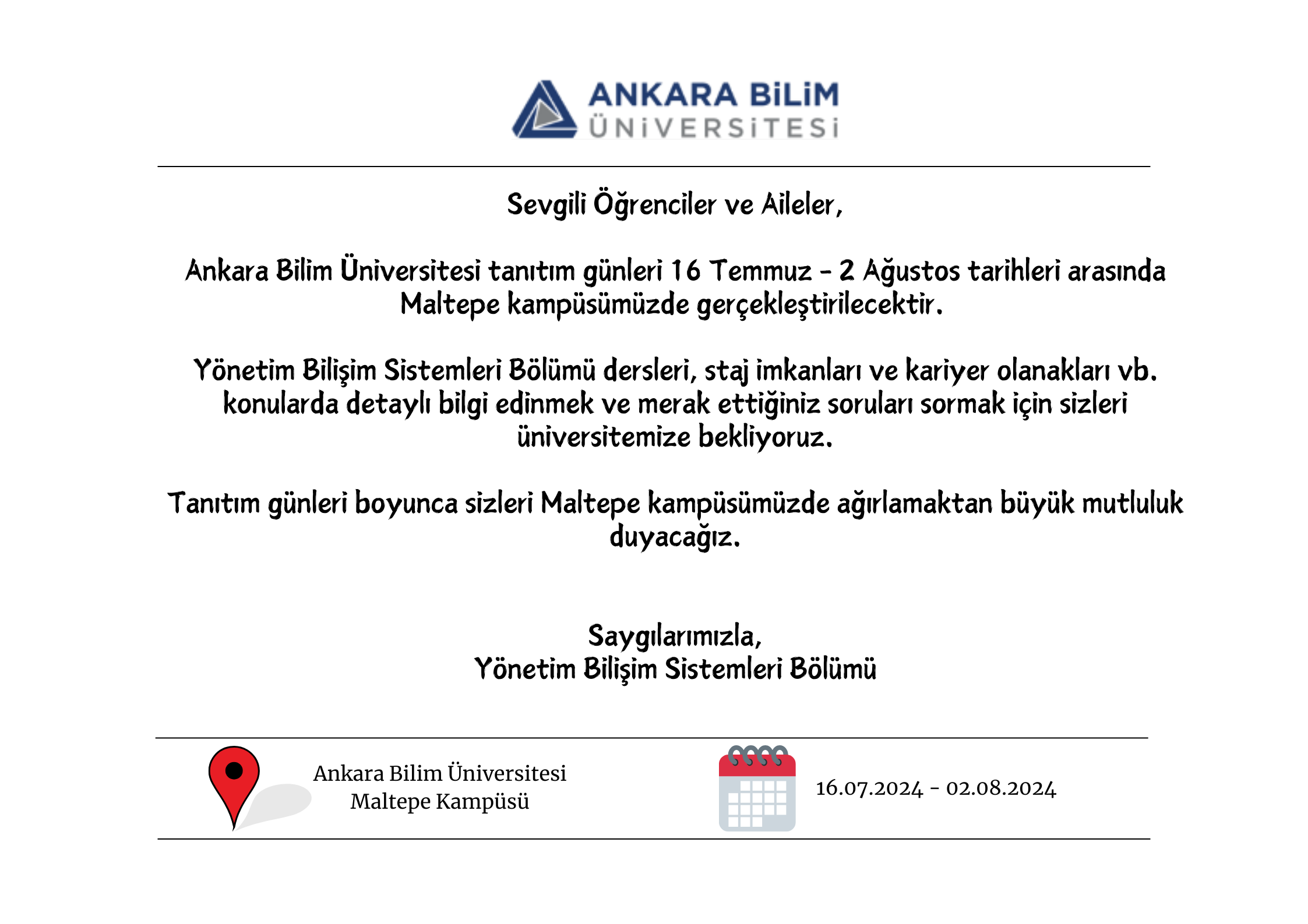 Tanıtım günlerimiz başladı!