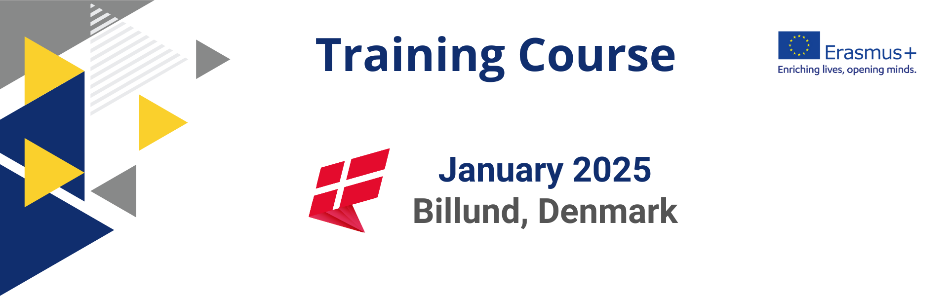 Danimarka'da Erasmus+ Eğitim Kursu Projesi Katılımcı Çağrısı  (Billund, Denmark)