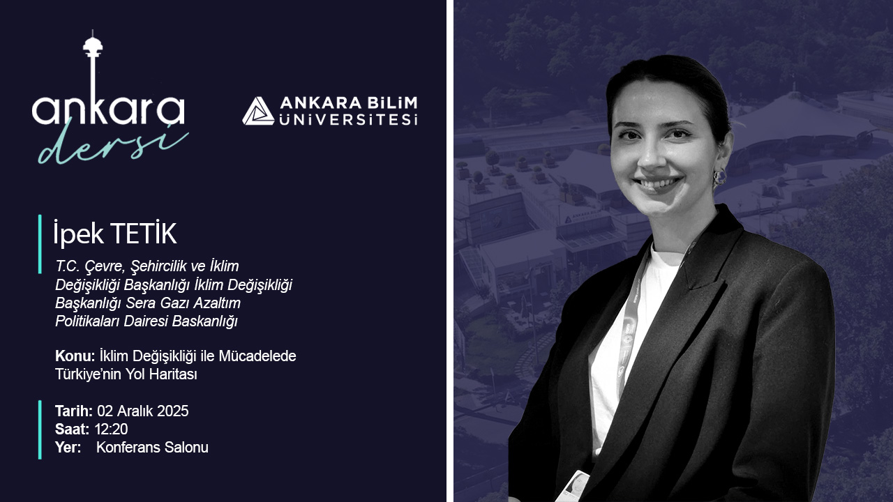 This week, our guest in Ankara Lecture is Architect İpek TETİK.