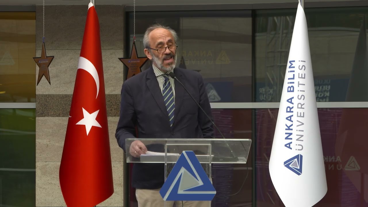 Ankara Science University Rector Prof. Dr. Yavuz Demir delivered the opening speech at the 