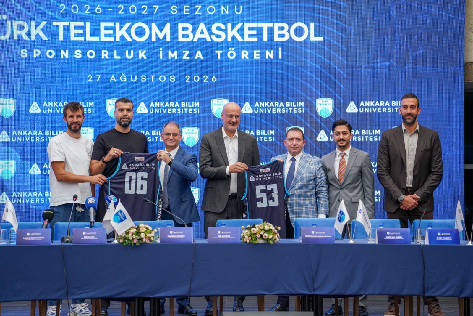 Ankara Science University and Türk Telekom Basketball Team Announce Sponsorship Collaboration.