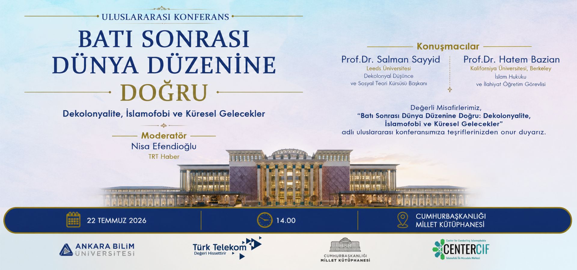 Conference Towards a Post-Western World Order
